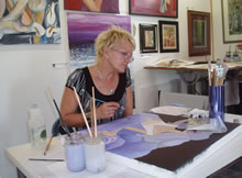Artist at work 